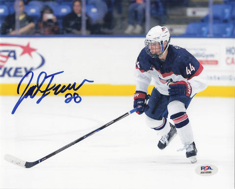 Joel Farabee signed 8x10 photo PSA/DNA Autographed