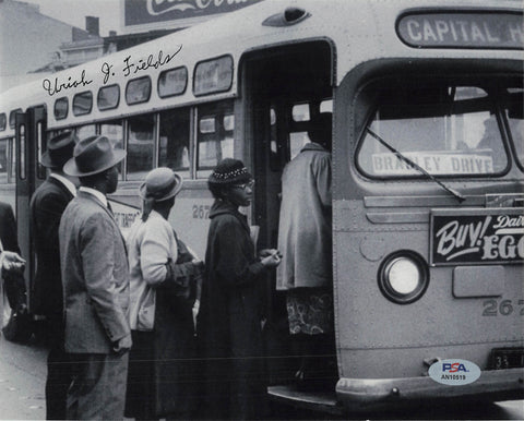 Uriah Fields signed 8x10 photo PSA/DNA Autographed