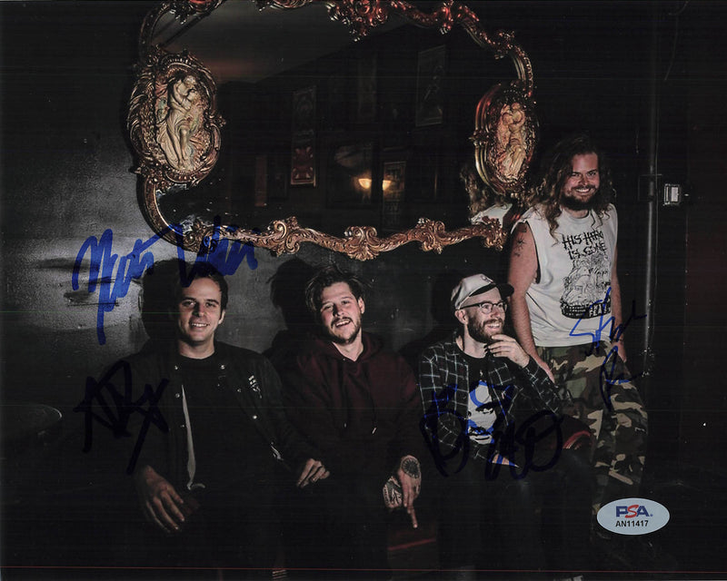 Wavves Alex Gates, Bily Hayes, Stephen Pope, Nathan Williams signed 8x10 photo PSA/DNA Autographed