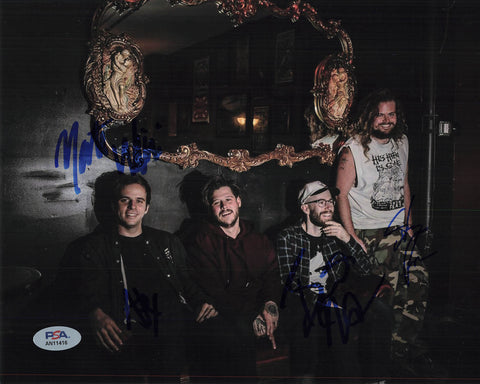 Wavves Alex Gates, Bily Hayes, Stephen Pope, Nathan Williams signed 8x10 photo PSA/DNA Autographed