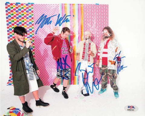 Wavves Alex Gates, Bily Hayes, Stephen Pope, Nathan Williams signed 8x10 photo PSA/DNA Autographed