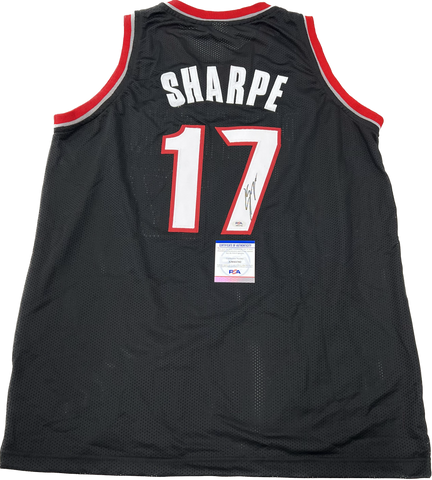 SHAEDON SHARPE signed jersey PSA/DNA Portland Trail Blazers Autographed Black