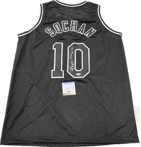 Jeremy Sochan signed jersey PSA/DNA San Antonio Spurs Autographed