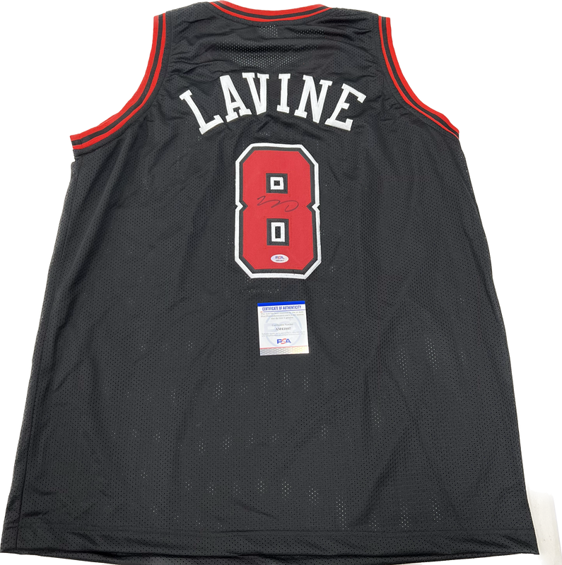 Zach Lavine signed jersey PSA/DNA Chicago Bulls Autographed