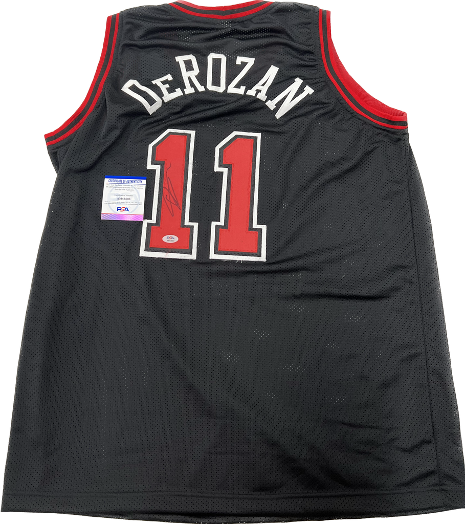 DeMar DeRozan signed jersey PSA DNA Chicago Bulls Autographed