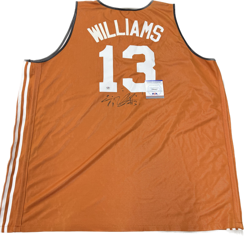 Eric Williams signed jersey PSA/DNA Texas Autographed