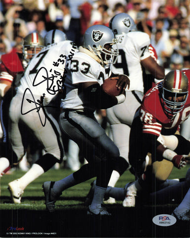 Kenny King signed 8x10 photo PSA/DNA Oakland Raiders Autographed