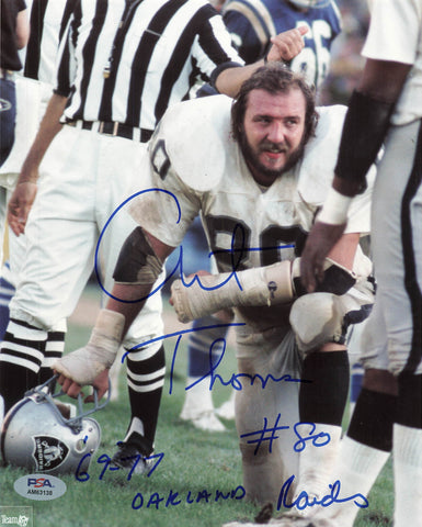 Art Thoms signed 8x10 photo PSA/DNA Oakland Raiders Autographed