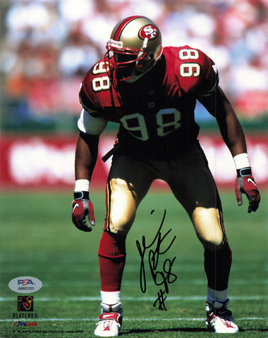 Julian Peterson signed 8x10 photo PSA/DNA San Francisco 49ers Autographed