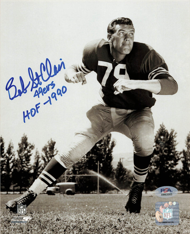 Bob St. Clair signed 8x10 photo PSA/DNA Oakland Raiders Autographed
