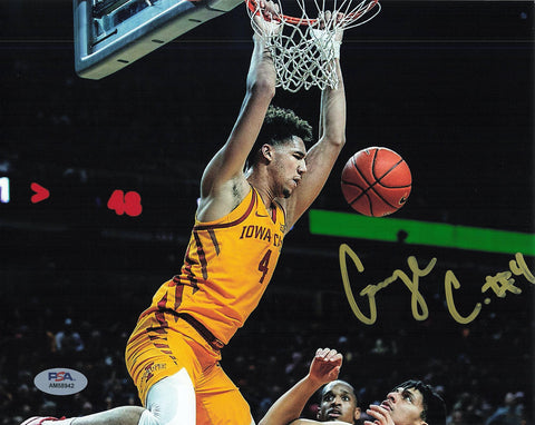 GEORGE CONDITT signed 8x10  photo PSA/DNA Iowa State Cyclones Autographed
