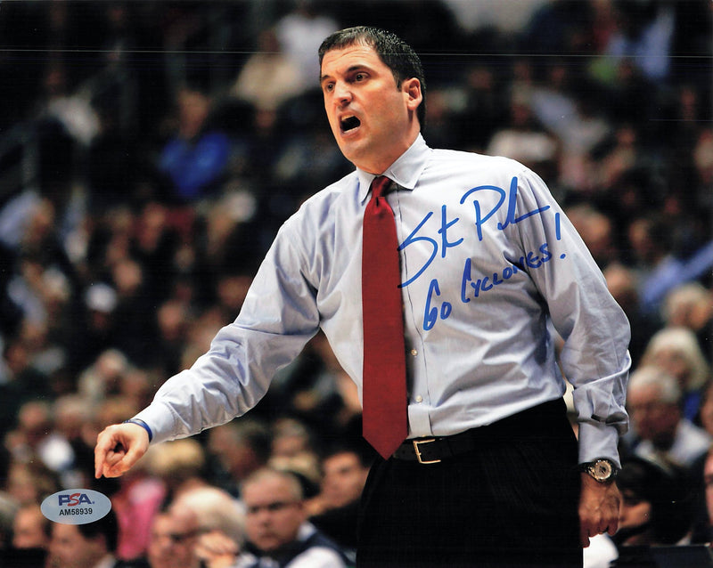 Steve Prohm signed 8x10  photo PSA/DNA Iowa State Cyclones Autographed