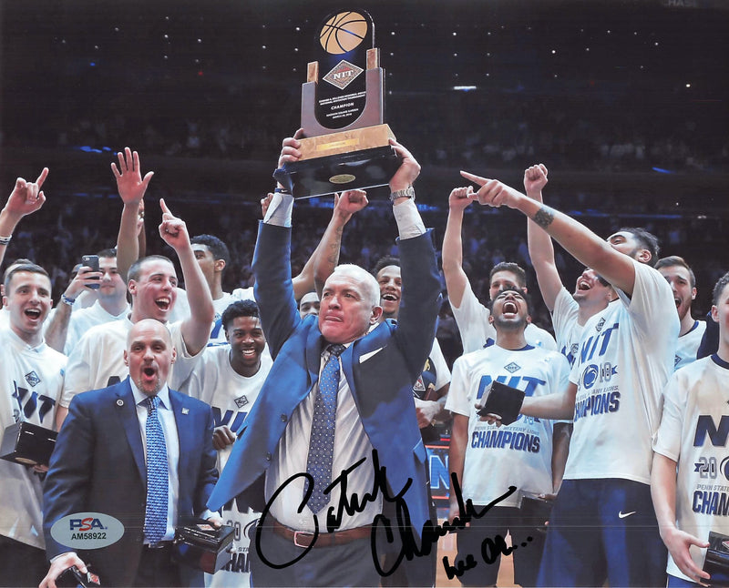 PAT CHAMBERS Signed 8x10 photo PSA/DNA Penn State Autographed