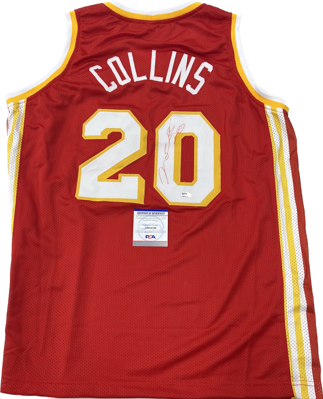 John Collins Signed Jersey PSA/DNA Atlanta Hawks Autographed