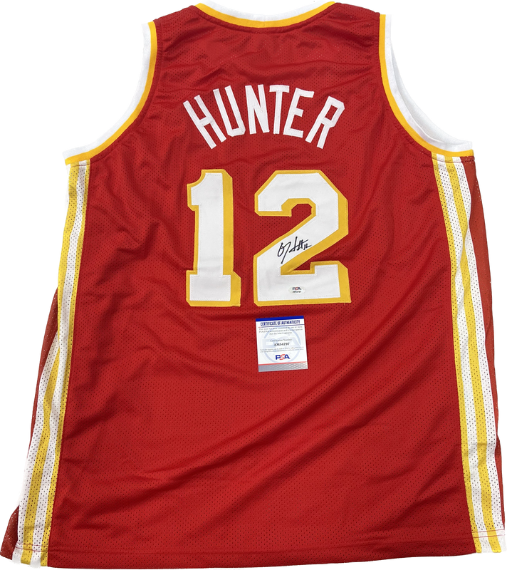De'Andre Hunter Signed Jersey PSA/DNA Atlanta Hawks Autographed