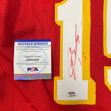Clint Capela signed jersey PSA/DNA Atlanta Hawks Autographed Red