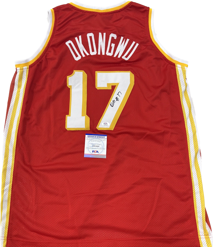 Onyeka Okongwu signed jersey PSA/DNA Atlanta Hawks Autographed