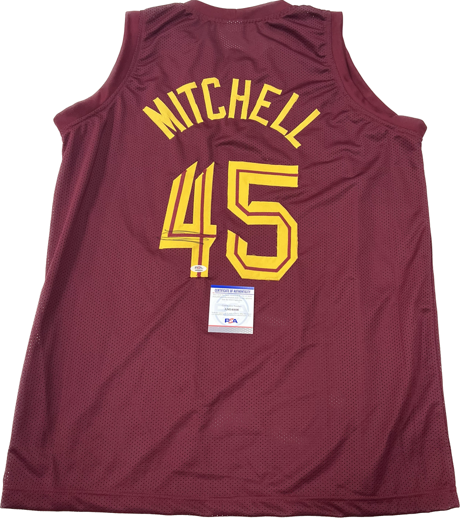 Donovan Mitchell signed jersey PSA DNA Cleveland Cavaliers