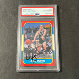 1985-86 Fleer Premier #101/132 Jerry Sichting Signed Card AUTO PSA/DNA Slabbed Celtics