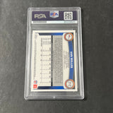 2011 Topps Chrome Rookie Card #212 Vonn Miller Signed Card AUTO PSA Slabbed Broncos RC