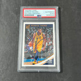 2018-19 Panini Donruss #83 Derrick Favors Signed Card AUTO 10 PSA Slabbed Jazz