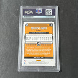 2018-19 Panini Donruss #83 Derrick Favors Signed Card AUTO 10 PSA Slabbed Jazz