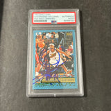 2000-01 Fleer #103 Shammond Williams Signed Card AUTO PSA/DNA Slabbed Seattle Supersonics