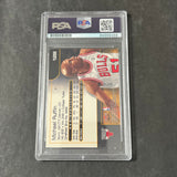 2000-2001 Fleer #128 Michael Ruffin Signed Card AUTO PSA Slabbed Bulls