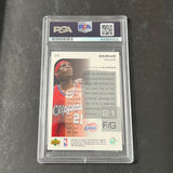 2001 Upper Deck Prospects #35 Darius Miles signed Card Auto PSA Slabbed Rookie Clippers