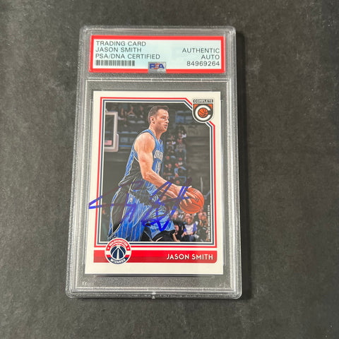 2016-17 Panini Complete #397 Jason Smith Signed Card AUTO PSA Slabbed Wizards