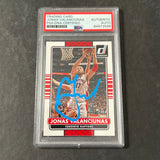 2015 Panini Donruss #88  Jonas Valanciunas Signed Card AUTO PSA Slabbed Raptors