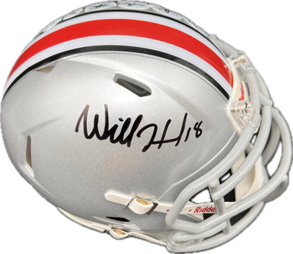 Will Howard Signed Mini Helmet PSA/DNA Autographed Ohio State