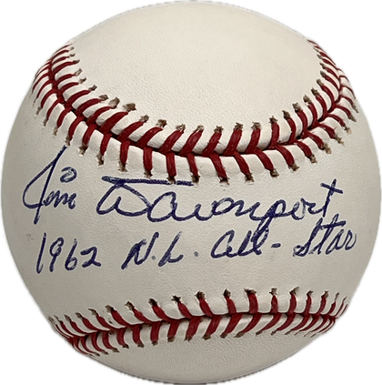 JIM DAVENPORT signed Rawlings MLB Baseball PSA/DNA San Francisco Giants Autographed