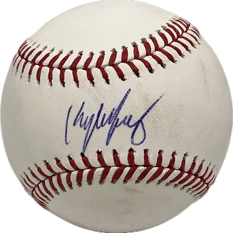 Kyle Young signed baseball PSA/DNA autographed Phillies