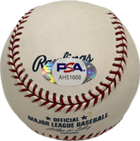 Rich Harden signed baseball PSA/DNA Oakland Athletics autographed