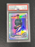 2020 Topps Bowman Chrome #BD-37 Logan Gilbert Signed Card PSA/DNA Slabbed AUTO Mariners