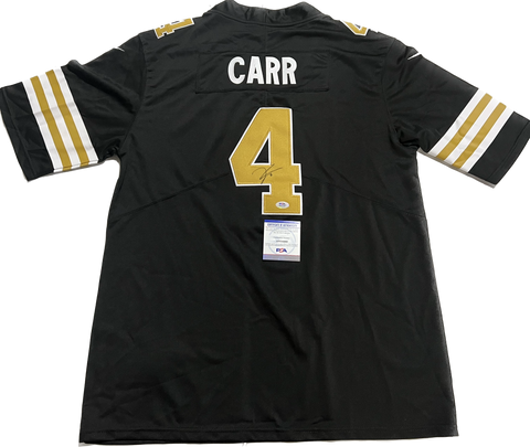 Derek Carr signed Jersey PSA/DNA New Orleans Saints Autographed