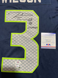 Russell Wilson signed Jersey PSA/DNA Seattle Seahawks Autographed SB Champs