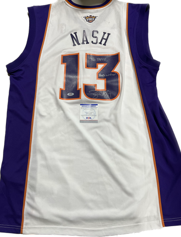 Steve Nash signed jersey PSA/DNA Phoenix Suns Autographed