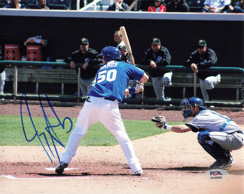 Jerry Sands signed 8x10 photo PSA/DNA Los Angeles Dodgers Autographed