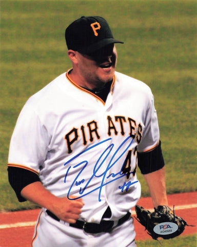 Evan Meek signed 8x10 photo PSA/DNA Pittsburgh Pirates Autographed