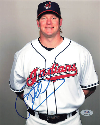 Jason Michaels signed 8x10 photo PSA/DNA Cleveland Autographed