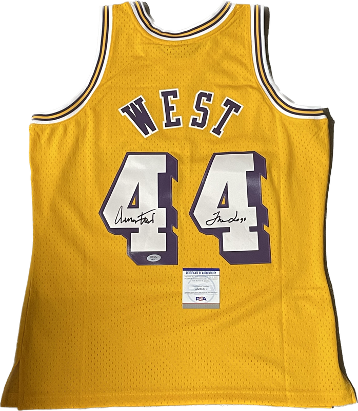 Jerry West signed jersey PSA/DNA Los Angeles Lakers Autographed Jersey