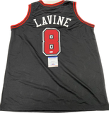 Zach Lavine signed jersey PSA/DNA Chicago Bulls Autographed