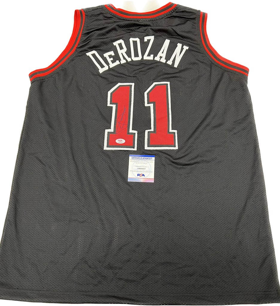 Demar derozan autographed jersey deals