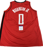 Tyty Washington Jr signed jersey PSA/DNA Houston Rockets Autographed