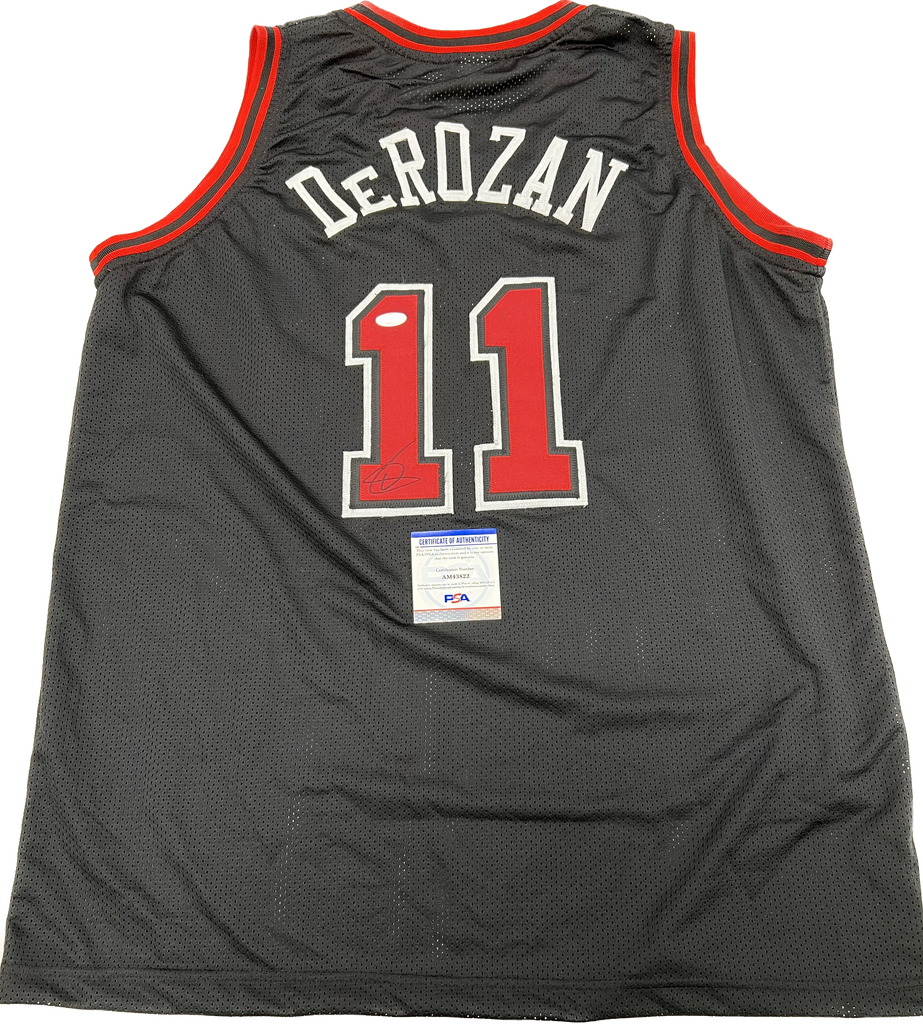 DeMar DeRozan signed jersey PSA DNA Chicago Bulls Autographed Golden State Memorabilia