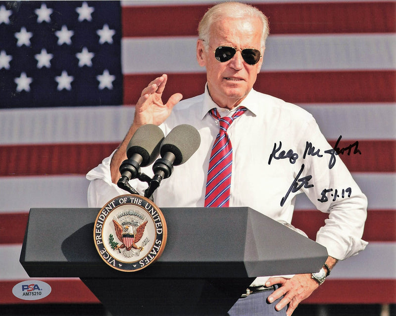 Joe Biden signed 8x10 Photo Auto Grade 10 PSA/DNA Autographed President