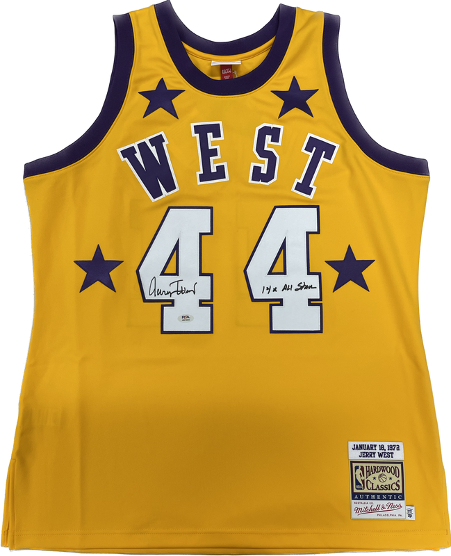 Jerry West Signed All-Star Jersey PSA/DNA Auto 10 Lakers Autographed