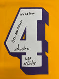 Jerry West Signed Lakers Jersey PSA/DNA Auto Lakers Autographed